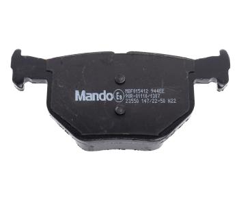 3 099 р. Колодки тормозные BMW E90,E60 (03-) (1.8/3.0) задние (4шт.) MANDO MANDO mbf015412 MANDO mbf015412  с доставкой в г. Кемерово. Увеличить фотографию 3