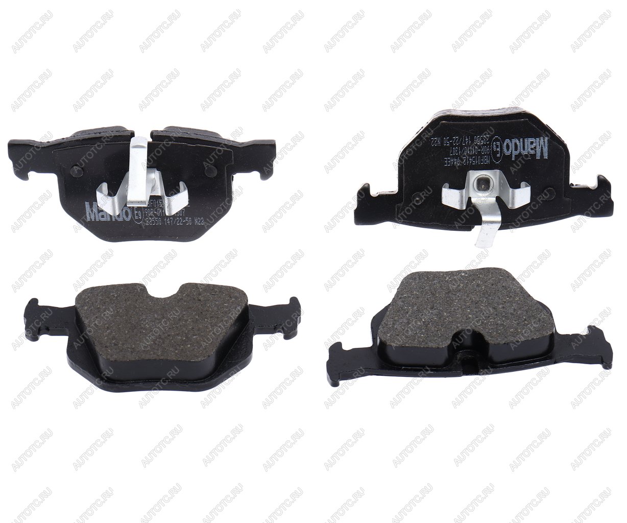 3 099 р. Колодки тормозные BMW E90,E60 (03-) (1.8/3.0) задние (4шт.) MANDO MANDO mbf015412 MANDO mbf015412  с доставкой в г. Кемерово