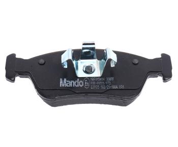 2 459 р. Колодки тормозные BMW 1 (E81,E82,E87,E88) (-06),3 (E90) передние (4шт.) MANDO MANDO mbf015414 MANDO mbf015414  с доставкой в г. Кемерово. Увеличить фотографию 4