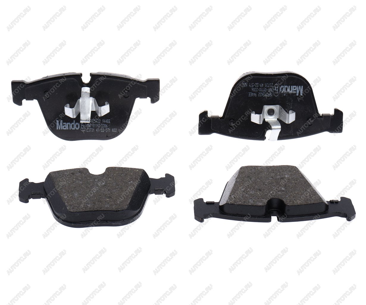 3 899 р. Колодки тормозные BMW 5 (12-) задние (4шт.) MANDO MANDO mbf015422 MANDO mbf015422  с доставкой в г. Кемерово