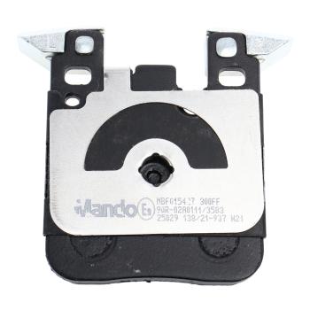 3 199 р. Колодки тормозные BMW 1 (E81,F20,F21,F30,F35,F31),M3 (F80) задние (4шт.) MANDO MANDO mbf015427 MANDO mbf015427  с доставкой в г. Кемерово. Увеличить фотографию 3
