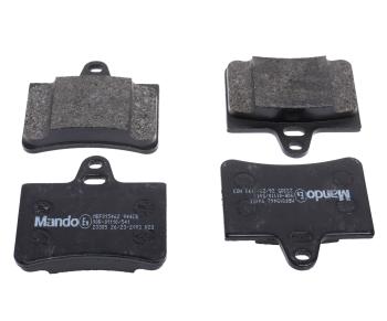 1 579 р. Колодки тормозные CITROEN C5 (01-) задние (4шт.) MANDO MANDO mbf015462 MANDO mbf015462  с доставкой в г. Кемерово. Увеличить фотографию 1