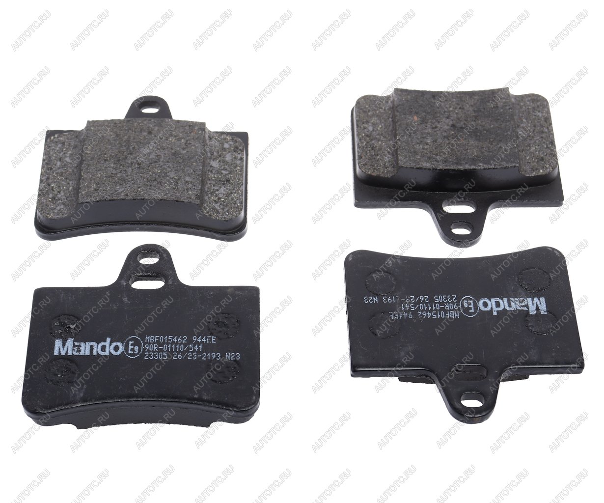1 579 р. Колодки тормозные CITROEN C5 (01-) задние (4шт.) MANDO MANDO mbf015462 MANDO mbf015462  с доставкой в г. Кемерово