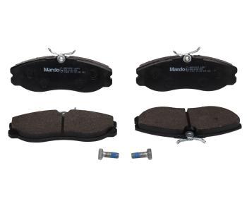 1 789 р. Колодки тормозные NISSAN Terrano 2 FORD Maverick передние (4шт.) MANDO MANDO mbf015517 MANDO mbf015517  с доставкой в г. Кемерово. Увеличить фотографию 1