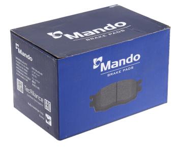 2 559 р. Колодки тормозные HYUNDAI Sonata YF (10-) передние (4шт.) MANDO MANDO mbf015553 MANDO mbf015553  с доставкой в г. Кемерово. Увеличить фотографию 5