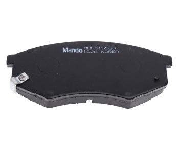 2 559 р. Колодки тормозные HYUNDAI Sonata YF (10-) передние (4шт.) MANDO MANDO mbf015553 MANDO mbf015553  с доставкой в г. Кемерово. Увеличить фотографию 4