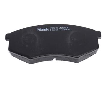 2 559 р. Колодки тормозные HYUNDAI Sonata YF (10-) передние (4шт.) MANDO MANDO mbf015553 MANDO mbf015553  с доставкой в г. Кемерово. Увеличить фотографию 3