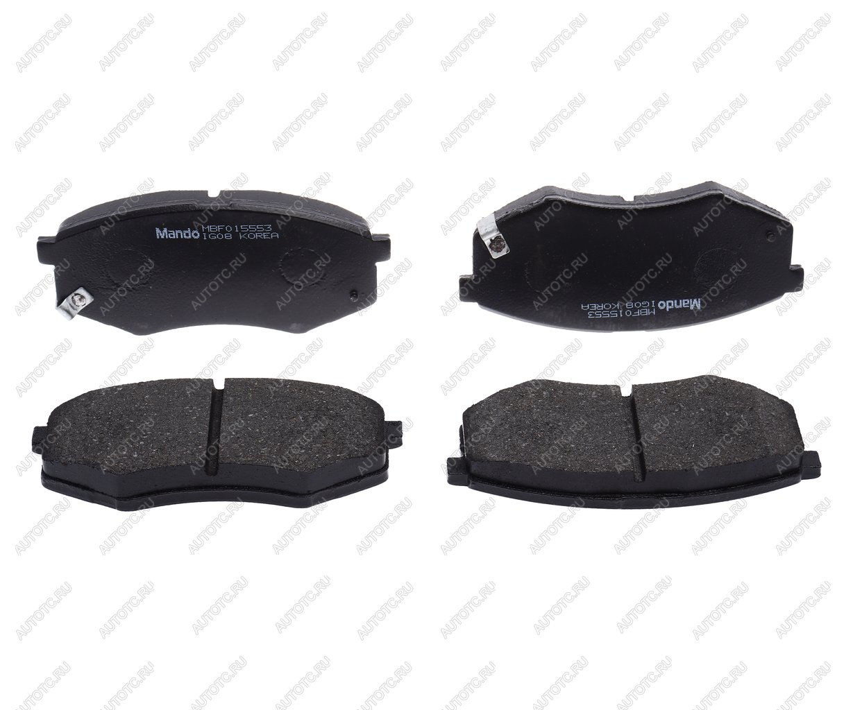 2 559 р. Колодки тормозные HYUNDAI Sonata YF (10-) передние (4шт.) MANDO MANDO mbf015553 MANDO mbf015553  с доставкой в г. Кемерово