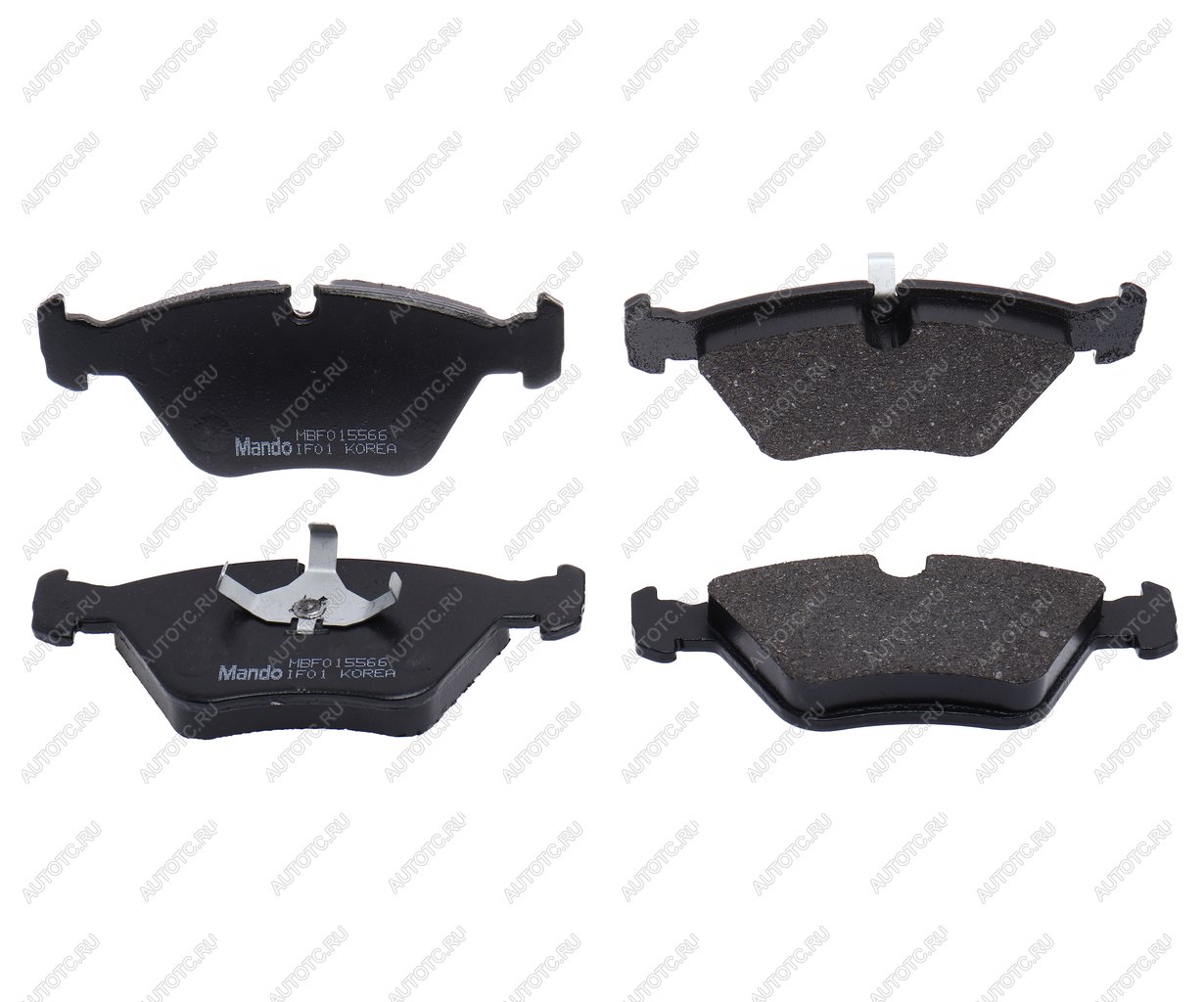 2 899 р. Колодки тормозные BMW 3 (E36),5 (E28),7 (E32) передние (4шт.) MANDO MANDO mbf015566 MANDO mbf015566  с доставкой в г. Кемерово