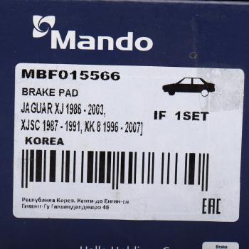 2 899 р. Колодки тормозные BMW 3 (E36),5 (E28),7 (E32) передние (4шт.) MANDO MANDO mbf015566 MANDO mbf015566  с доставкой в г. Кемерово. Увеличить фотографию 6