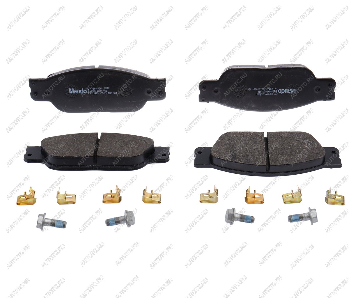 2 999 р. Колодки тормозные JAGUAR S-Type передние (4шт.) MANDO MANDO mbf015568 MANDO mbf015568  с доставкой в г. Кемерово