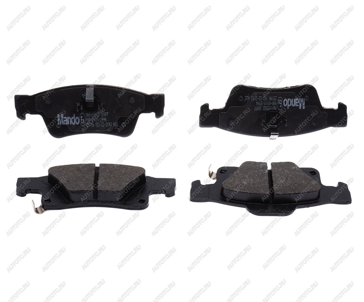 2 099 р. Колодки тормозные JEEP Grand Cherokee (10-) задние (4шт.) MANDO MANDO mbf015582 MANDO mbf015582  с доставкой в г. Кемерово