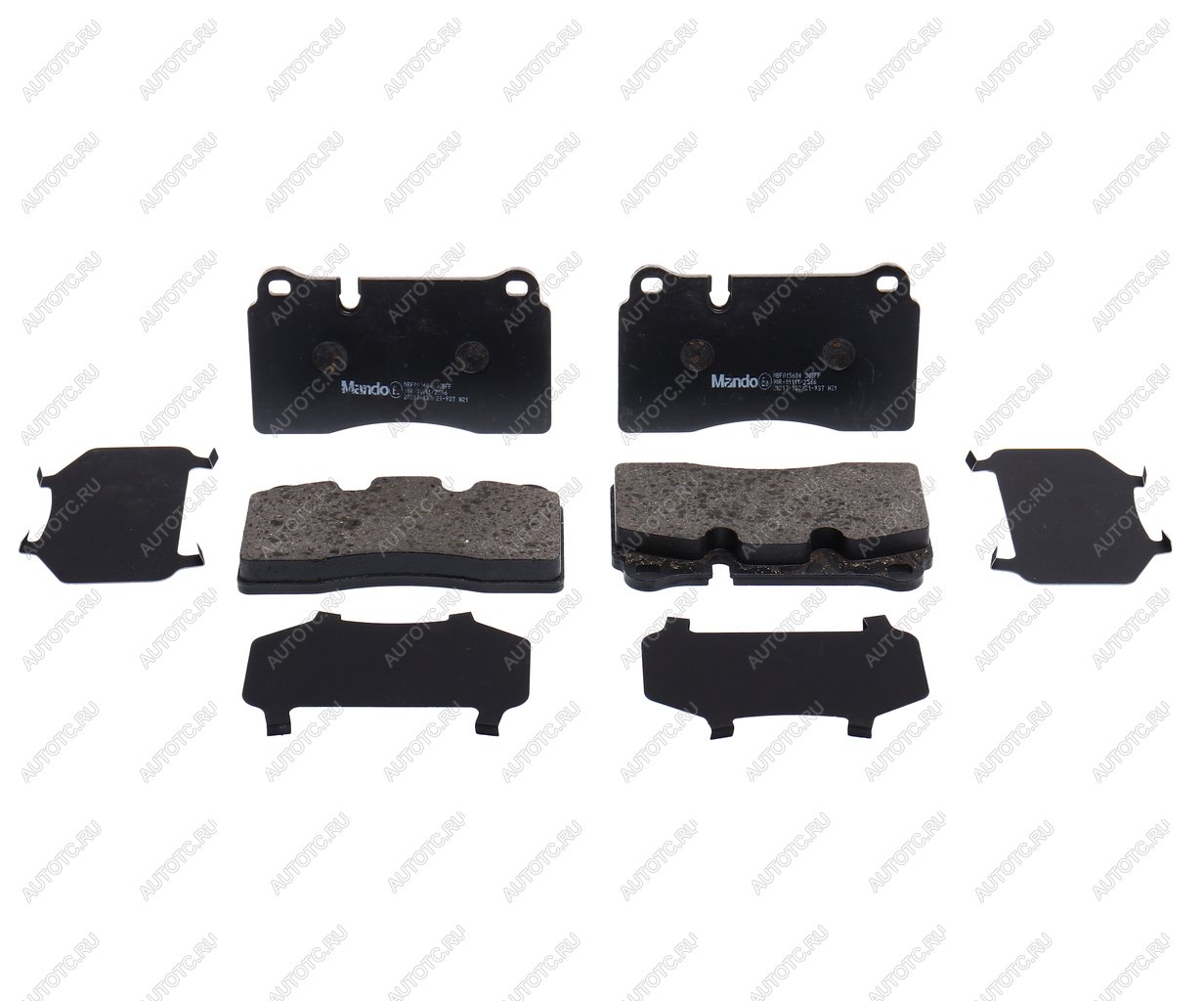 2 999 р. Колодки тормозные LAND ROVER Range Rover (06-12),Range Rover Sport передние (4шт.) MANDO MANDO mbf015604  с доставкой в г. Кемерово