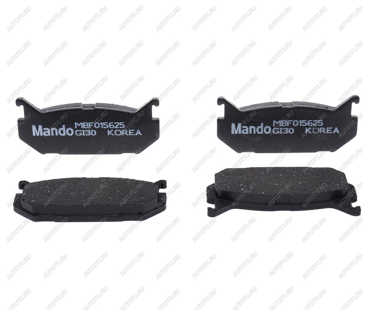 1 029 р. Колодки тормозные MAZDA 626 (92-97),Xedos 6,MX-6 FORD Probe задние (4шт.) MANDO MANDO mbf015625  с доставкой в г. Кемерово