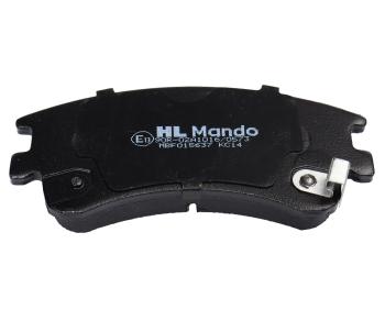 1 549 р. Колодки тормозные MAZDA 6 GG (02-07) (LF 2.0/L3 2.3) передние (4шт.) MANDO MANDO mbf015637 MANDO mbf015637  с доставкой в г. Кемерово. Увеличить фотографию 4