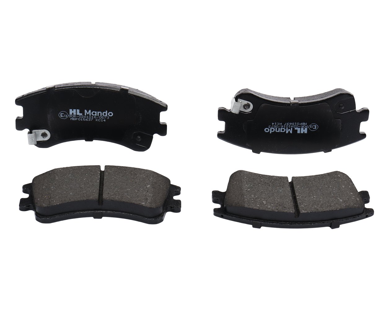 1 549 р. Колодки тормозные MAZDA 6 GG (02-07) (LF 2.0/L3 2.3) передние (4шт.) MANDO MANDO mbf015637 MANDO mbf015637  с доставкой в г. Кемерово