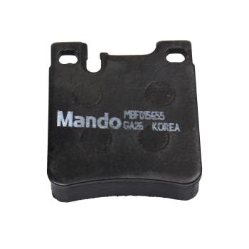 1 649 р. Колодки тормозные MERCEDES 140,210 задние (4шт.) MANDO MANDO mbf015655  с доставкой в г. Кемерово. Увеличить фотографию 3