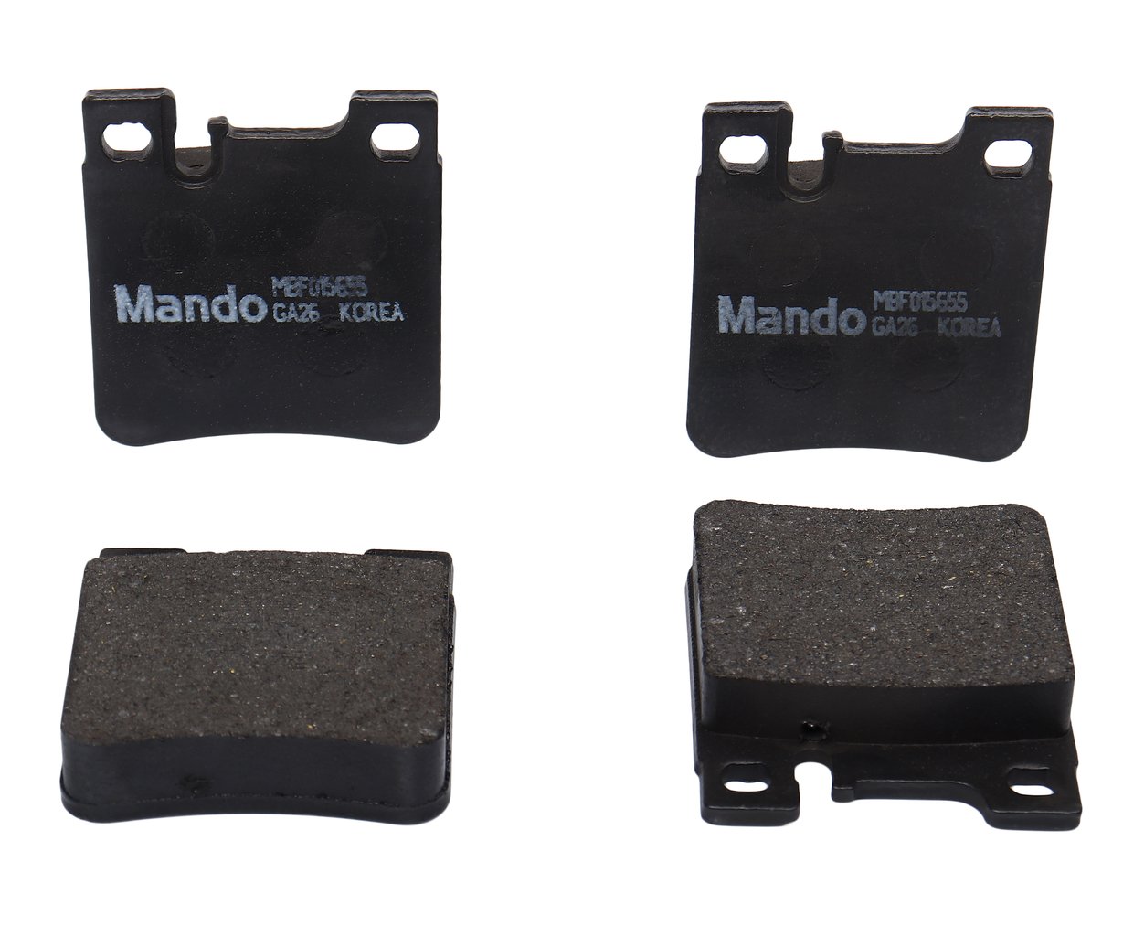 1 649 р. Колодки тормозные MERCEDES 140,210 задние (4шт.) MANDO MANDO mbf015655  с доставкой в г. Кемерово