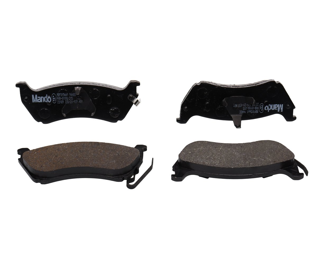2 799 р. Колодки тормозные MERCEDES ML (W230),ML (W430) задние (4шт.) MANDO MANDO mbf015661  с доставкой в г. Кемерово