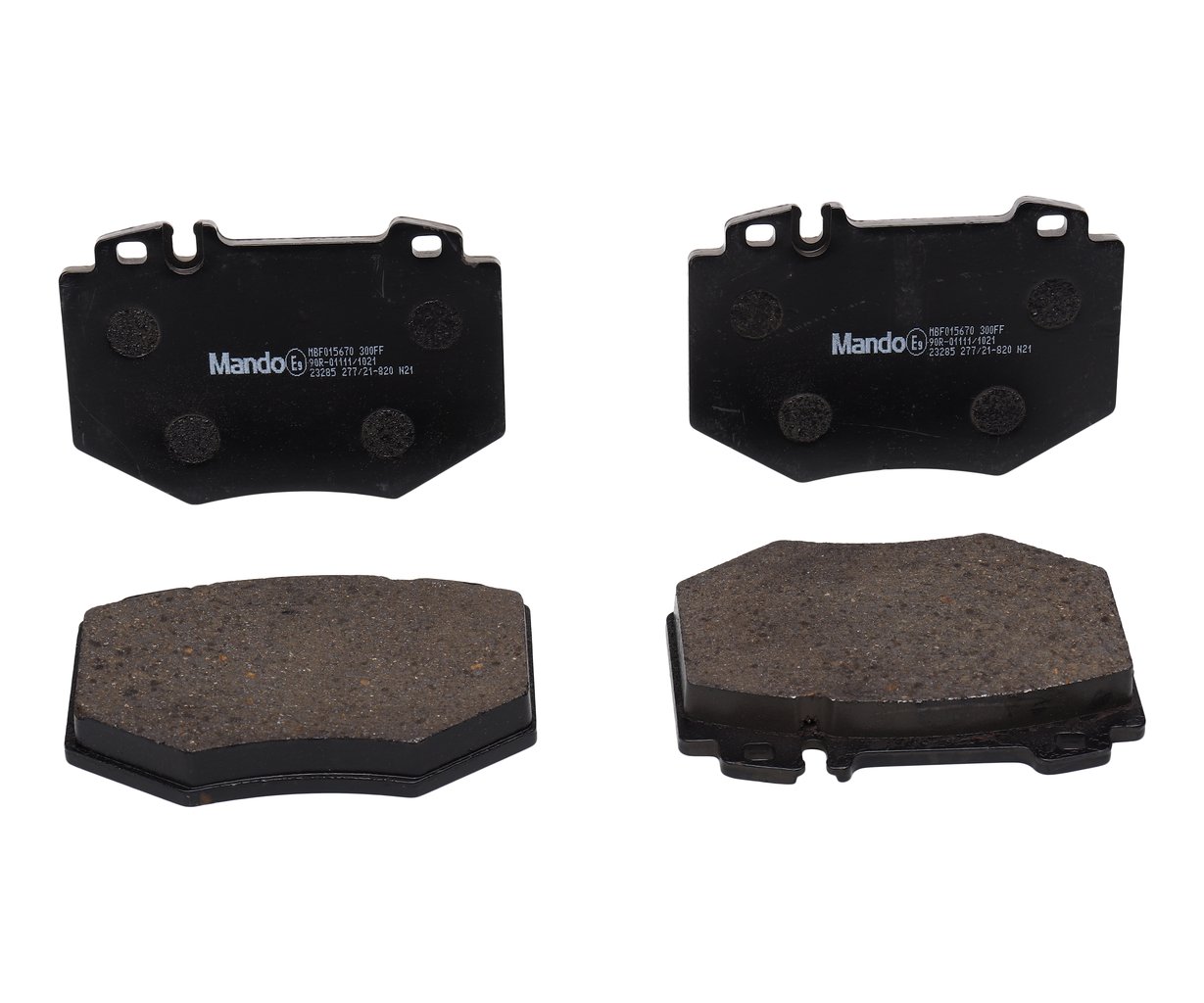 2 699 р. Колодки тормозные MERCEDES S (W220) передние (4шт.) MANDO MANDO mbf015670 MANDO mbf015670  с доставкой в г. Кемерово