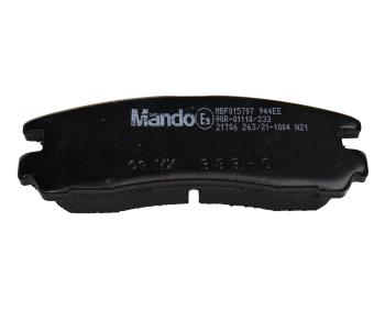 1 239 р. Колодки тормозные MITSUBISHI Galant (92-04),Pajero Pinin (99-) задние (4шт.) MANDO MANDO mbf015707  с доставкой в г. Кемерово. Увеличить фотографию 3