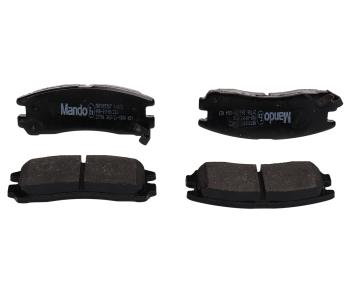 1 239 р. Колодки тормозные MITSUBISHI Galant (92-04),Pajero Pinin (99-) задние (4шт.) MANDO MANDO mbf015707  с доставкой в г. Кемерово. Увеличить фотографию 1