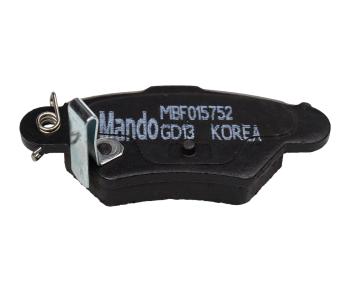1 379 р. Колодки тормозные OPEL Astra G,Zafira (1.8/2.0) задние (4шт.) MANDO MANDO mbf015752 MANDO mbf015752  с доставкой в г. Кемерово. Увеличить фотографию 4