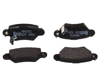 1 379 р. Колодки тормозные OPEL Astra G,Zafira (1.8/2.0) задние (4шт.) MANDO MANDO mbf015752 MANDO mbf015752  с доставкой в г. Кемерово. Увеличить фотографию 1