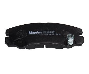 2 499 р. Колодки тормозные OPEL Frontera B (98-) (2.2/2.2D/3.2) передние (4шт.) MANDO MANDO mbf015760 MANDO mbf015760  с доставкой в г. Кемерово. Увеличить фотографию 4