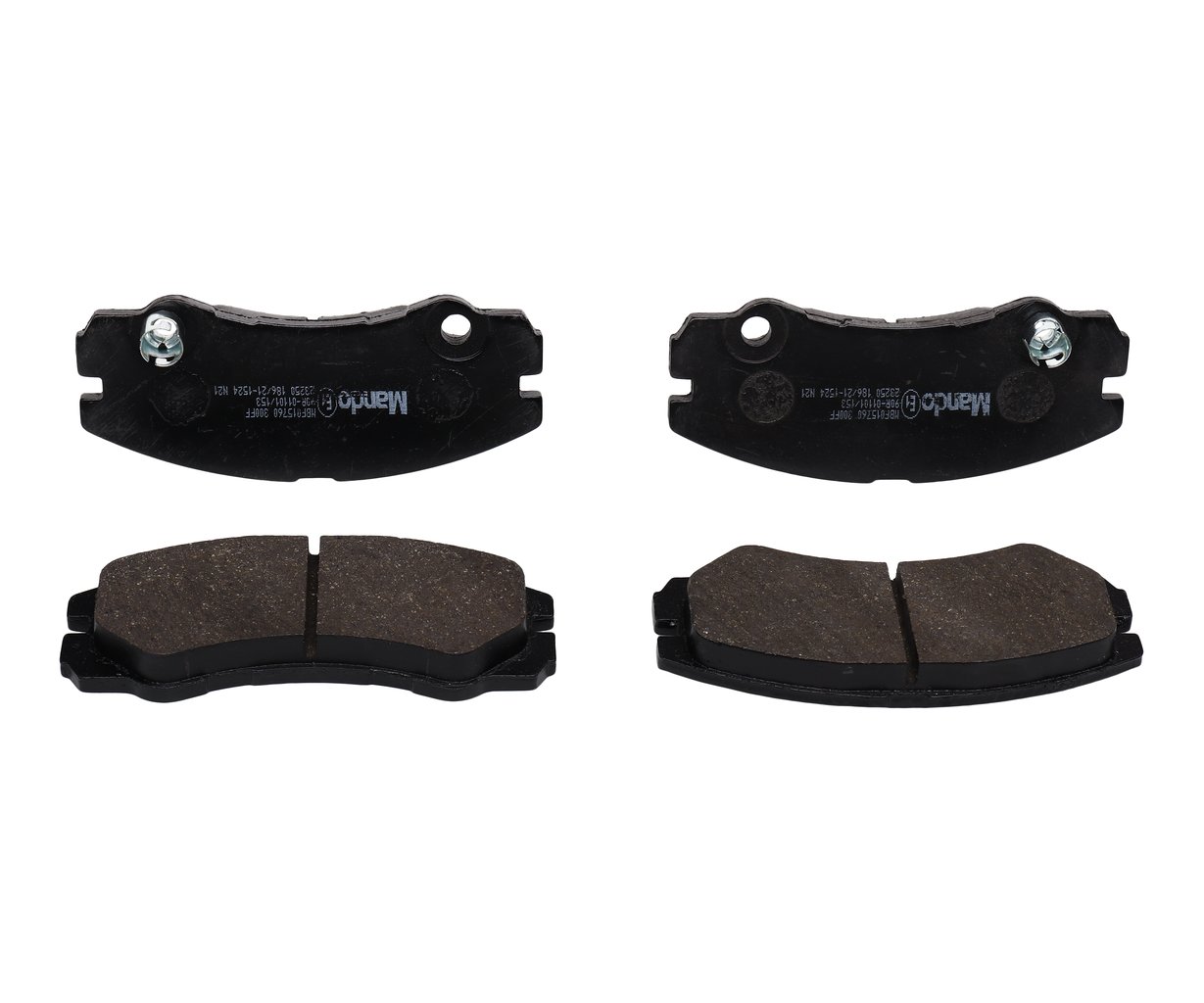 2 499 р. Колодки тормозные OPEL Frontera B (98-) (2.2/2.2D/3.2) передние (4шт.) MANDO MANDO mbf015760 MANDO mbf015760  с доставкой в г. Кемерово