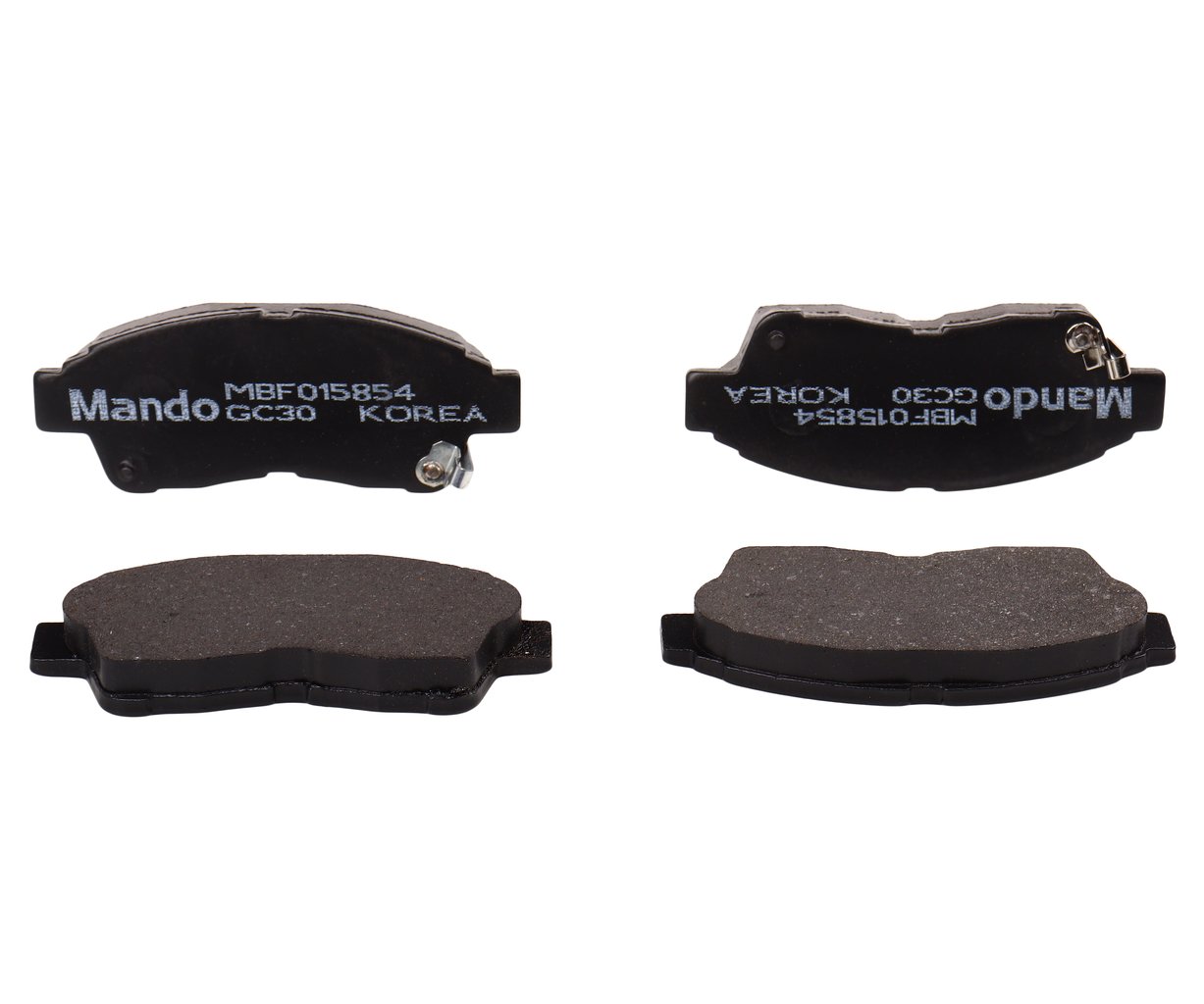 1 439 р. Колодки тормозные TOYOTA Corolla (92-01),Carina E (92-96),Rav 4 (94-95) передние (4шт.) MANDO MANDO mbf015854 MANDO mbf015854  с доставкой в г. Кемерово