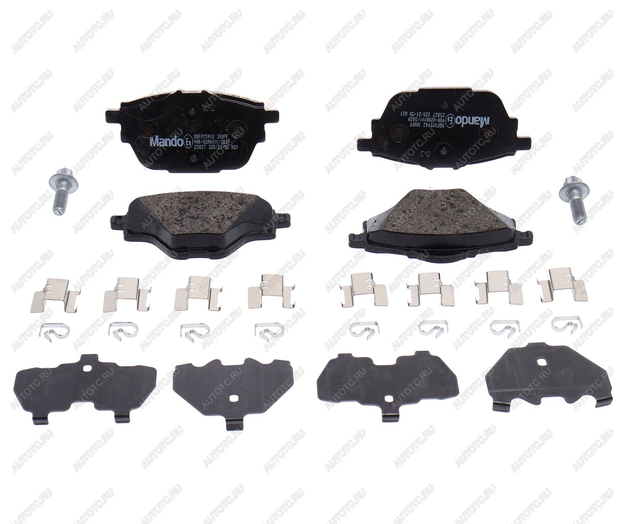 3 799 р. Колодки тормозные CITROEN C4 Grand Picasso задние (4шт.) MANDO MANDO mbf015942 MANDO mbf015942  с доставкой в г. Кемерово