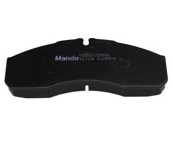 3 199 р. Колодки тормозные NISSAN Cabstar (06-) передние (с датчиком) (4шт.) MANDO MANDO mbf015966  с доставкой в г. Кемерово. Увеличить фотографию 3
