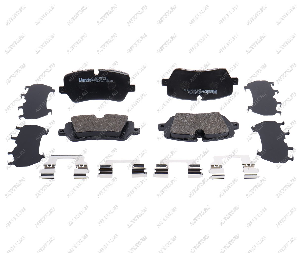 2 399 р. Колодки тормозные LAND ROVER Range Rover (12-) задние (4шт.) MANDO MANDO mbf015979  с доставкой в г. Кемерово