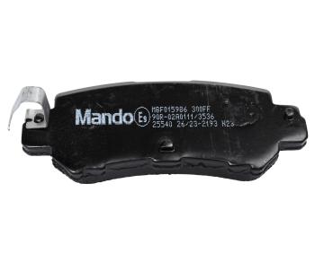 2 999 р. Колодки тормозные MAZDA CX-5 (11-) задние (4шт.) MANDO MANDO mbf015986 MANDO mbf015986  с доставкой в г. Кемерово. Увеличить фотографию 3