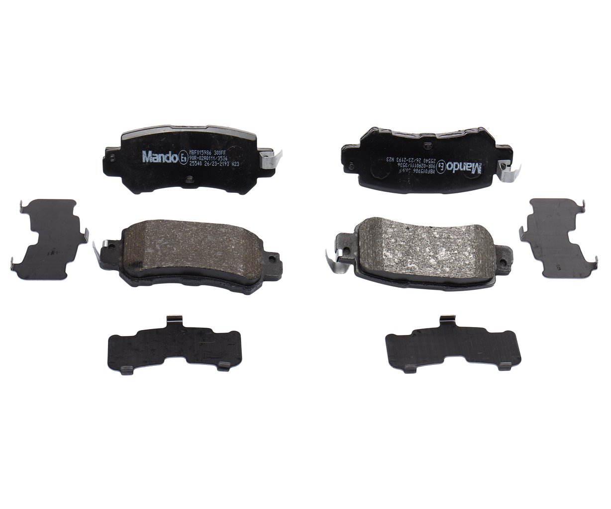 2 999 р. Колодки тормозные MAZDA CX-5 (11-) задние (4шт.) MANDO MANDO mbf015986 MANDO mbf015986  с доставкой в г. Кемерово