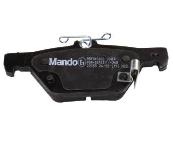 3 499 р. Колодки тормозные SUBARU Legacy (15-),Outback (15-) задние (4шт.) MANDO MANDO mbf016028 MANDO mbf016028  с доставкой в г. Кемерово. Увеличить фотографию 4