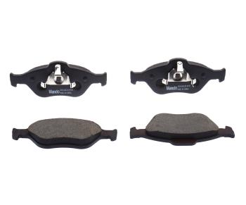 1 599 р. Колодки тормозные FORD Fiesta (95-01-),Fusion (01-) MAZDA 2 (03-),121 (96-) передние (4шт.) MANDO MANDO mpf10 MANDO mpf10  с доставкой в г. Кемерово. Увеличить фотографию 1