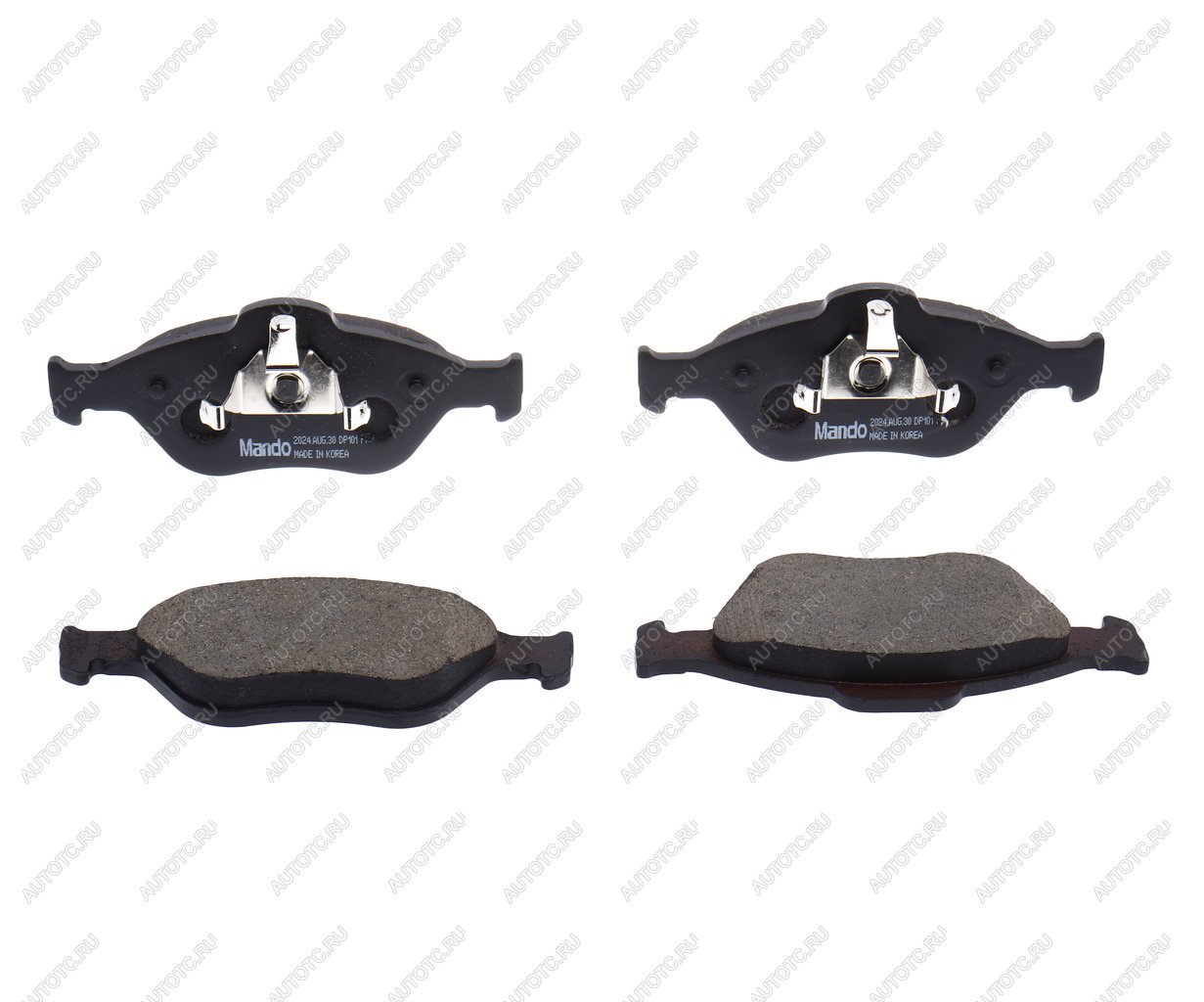 1 599 р. Колодки тормозные FORD Fiesta (95-01-),Fusion (01-) MAZDA 2 (03-),121 (96-) передние (4шт.) MANDO MANDO mpf10 MANDO mpf10  с доставкой в г. Кемерово