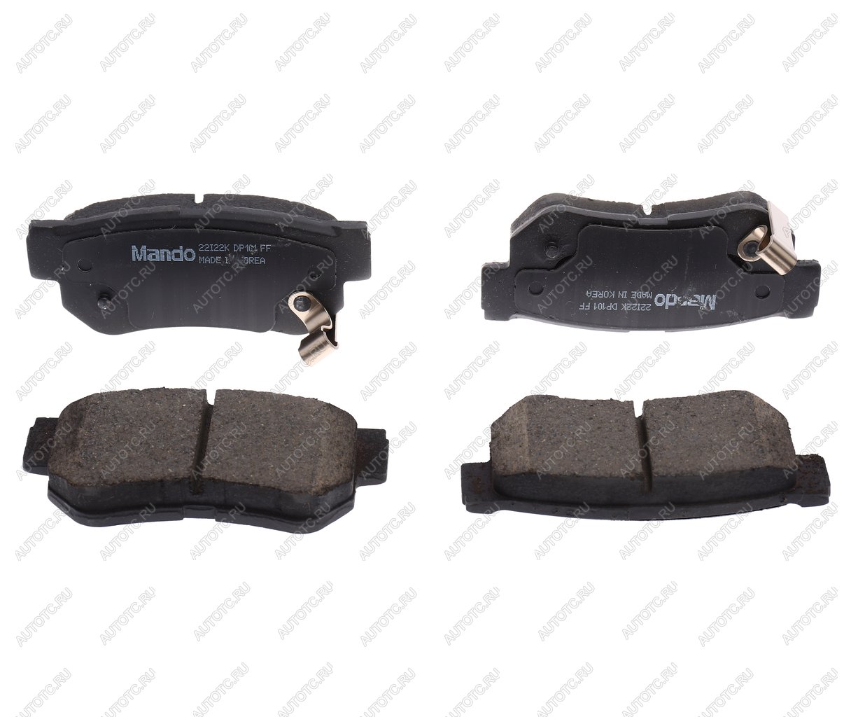 1 159 р. Колодки тормозные HYUNDAI Tucson KIA Sportage (04-) задние (4шт.) MANDO MANDO mph18ns  с доставкой в г. Кемерово