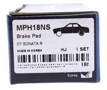 1 159 р. Колодки тормозные HYUNDAI Tucson KIA Sportage (04-) задние (4шт.) MANDO MANDO mph18ns  с доставкой в г. Кемерово. Увеличить фотографию 6