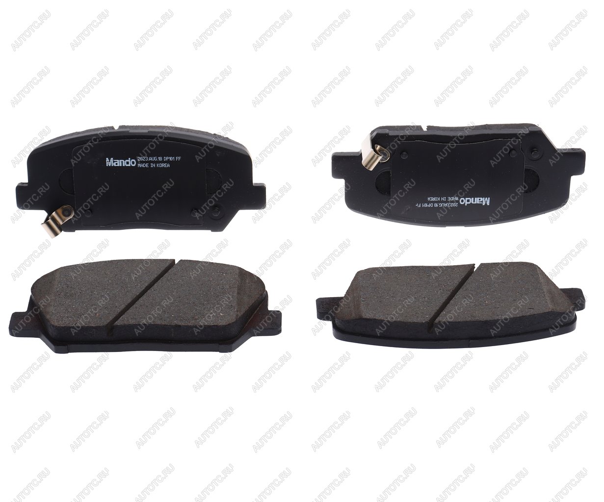 1 099 р. Колодки тормозные HYUNDAI i40 KIA Optima,Ceed (12-) передние (R16) (4шт.) MANDO MANDO mph48ns  с доставкой в г. Кемерово