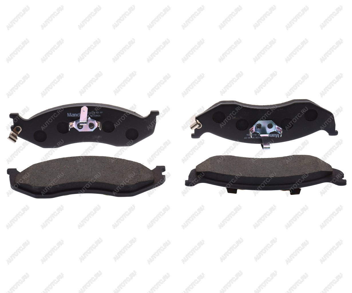 1 549 р. Колодки тормозные KIA Carnival (99-) JEEP Grand Cherokee (-99) передние (4шт.) MANDO MANDO mpk10 MANDO mpk10  с доставкой в г. Кемерово