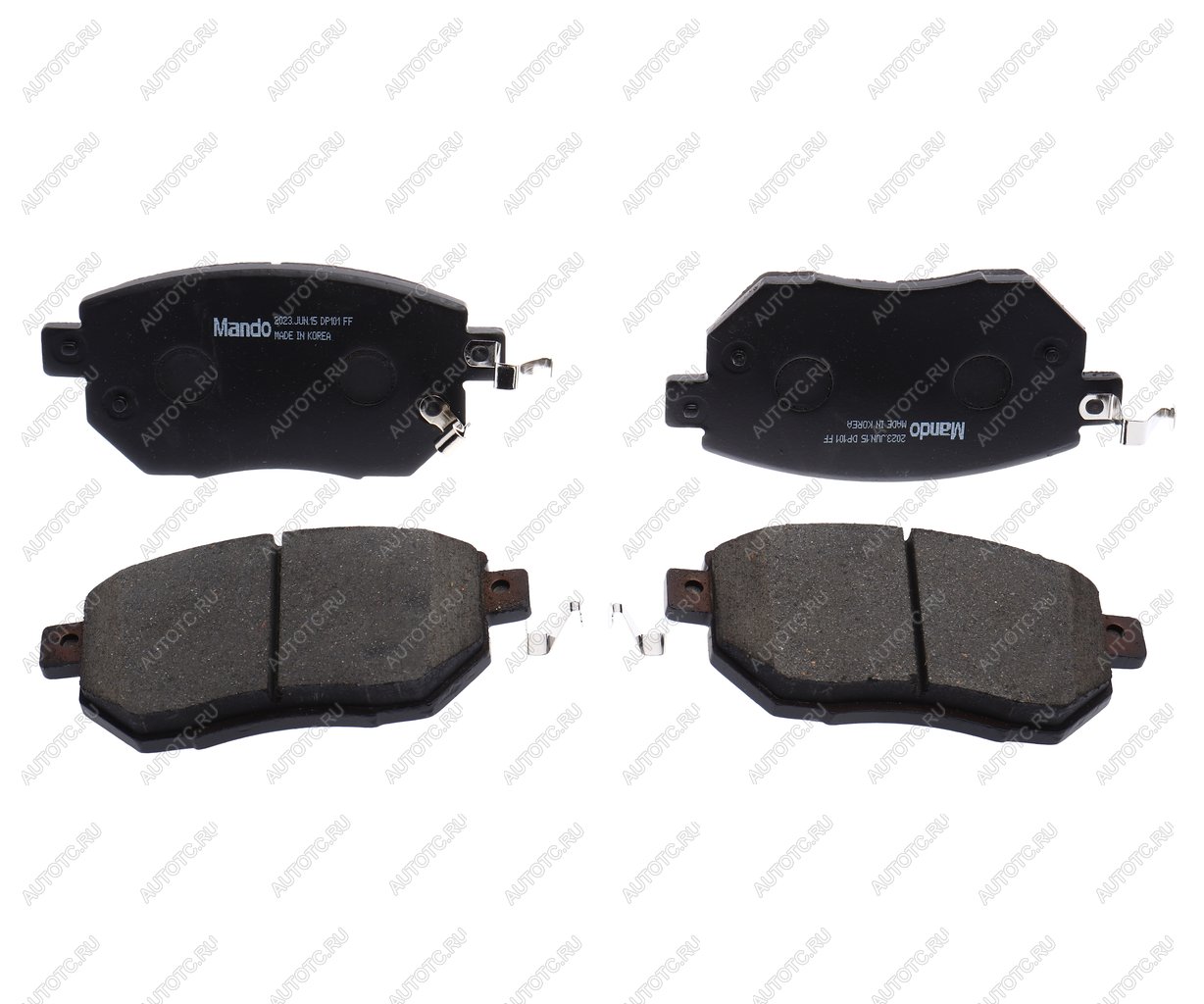 1 099 р. Колодки тормозные INFINITI FX35,FX45 NISSAN Murano (Z50) (03-) передние (4шт.) MANDO MANDO mpn10  с доставкой в г. Кемерово