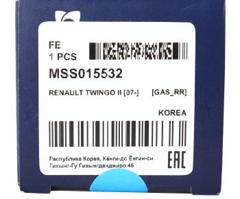 4 099 р. Амортизатор RENAULT Twingo (07-) задний левыйправый газовый MANDO MANDO mss015532  с доставкой в г. Кемерово. Увеличить фотографию 3