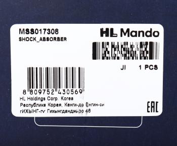 4 089 р. Амортизатор TOYOTA Avensis (97-03),Corona (97-02) передний левый газовый MANDO MANDO mss017308  с доставкой в г. Кемерово. Увеличить фотографию 4