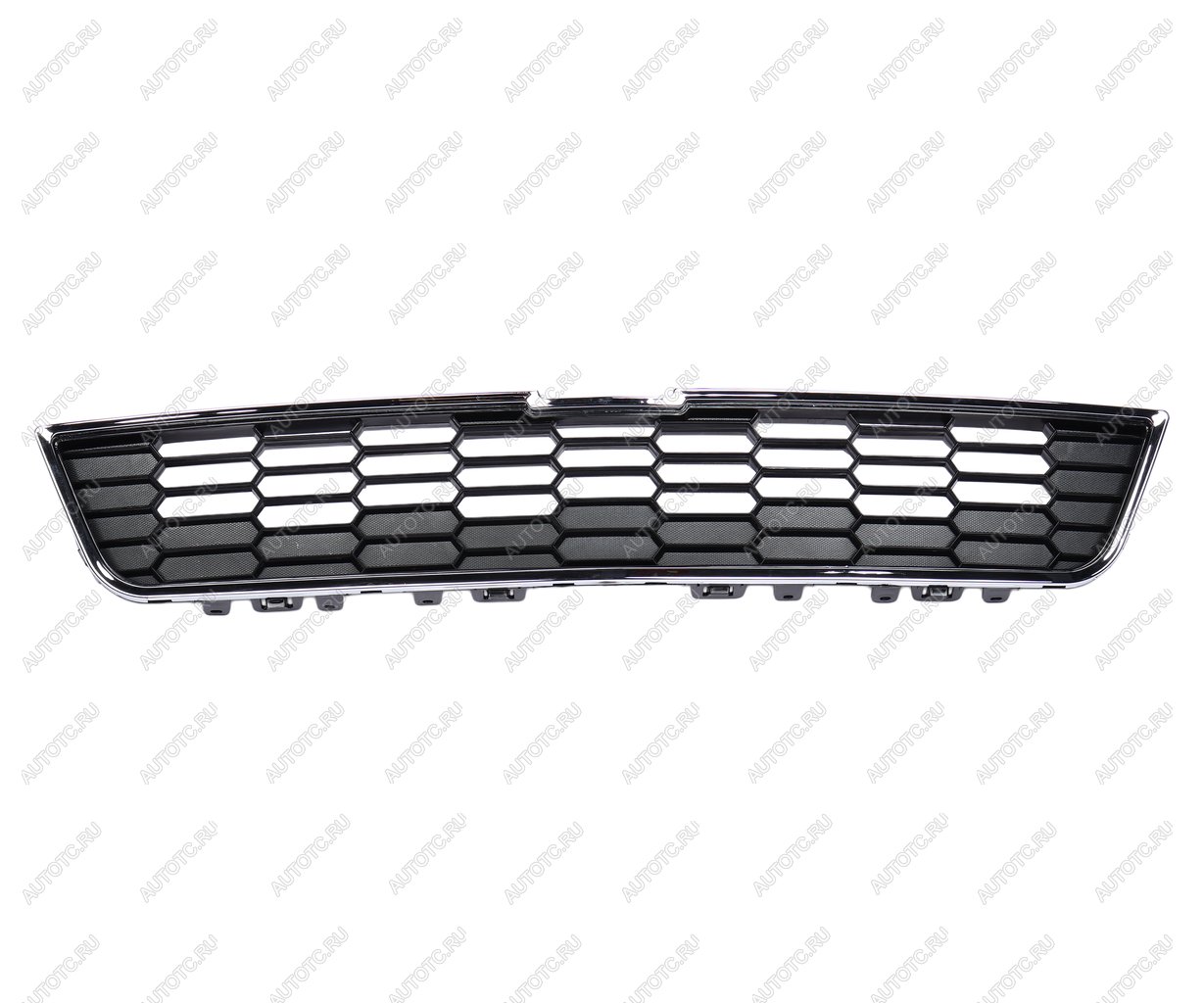 2 299 р. Решетка радиатора CHEVROLET Aveo (13-) верхняя (хром) NSP NSP nsp0196694759  с доставкой в г. Кемерово
