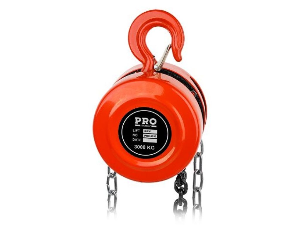 8 999 р. Таль цепная 3.0т L=3м Pro STARTUL STARTUL pro-9033  с доставкой в г. Кемерово
