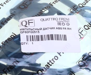 1 949 р. Датчик АБС KIA Rio (17-) колеса переднего правого QUATTRO FRENI QUATTRO FRENI qf60f00515  с доставкой в г. Кемерово. Увеличить фотографию 4