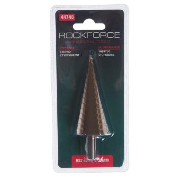 1 099 р. Сверло ступенчатое 4.0-32.0мм в блистере (HSS 4241) ROCKFORCE ROCKFORCE rf-44740  с доставкой в г. Кемерово. Увеличить фотографию 1